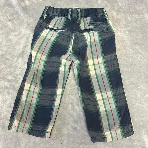 GAP - pull on lined plaid pants. Size 12-18 months - Picture 4 of 4